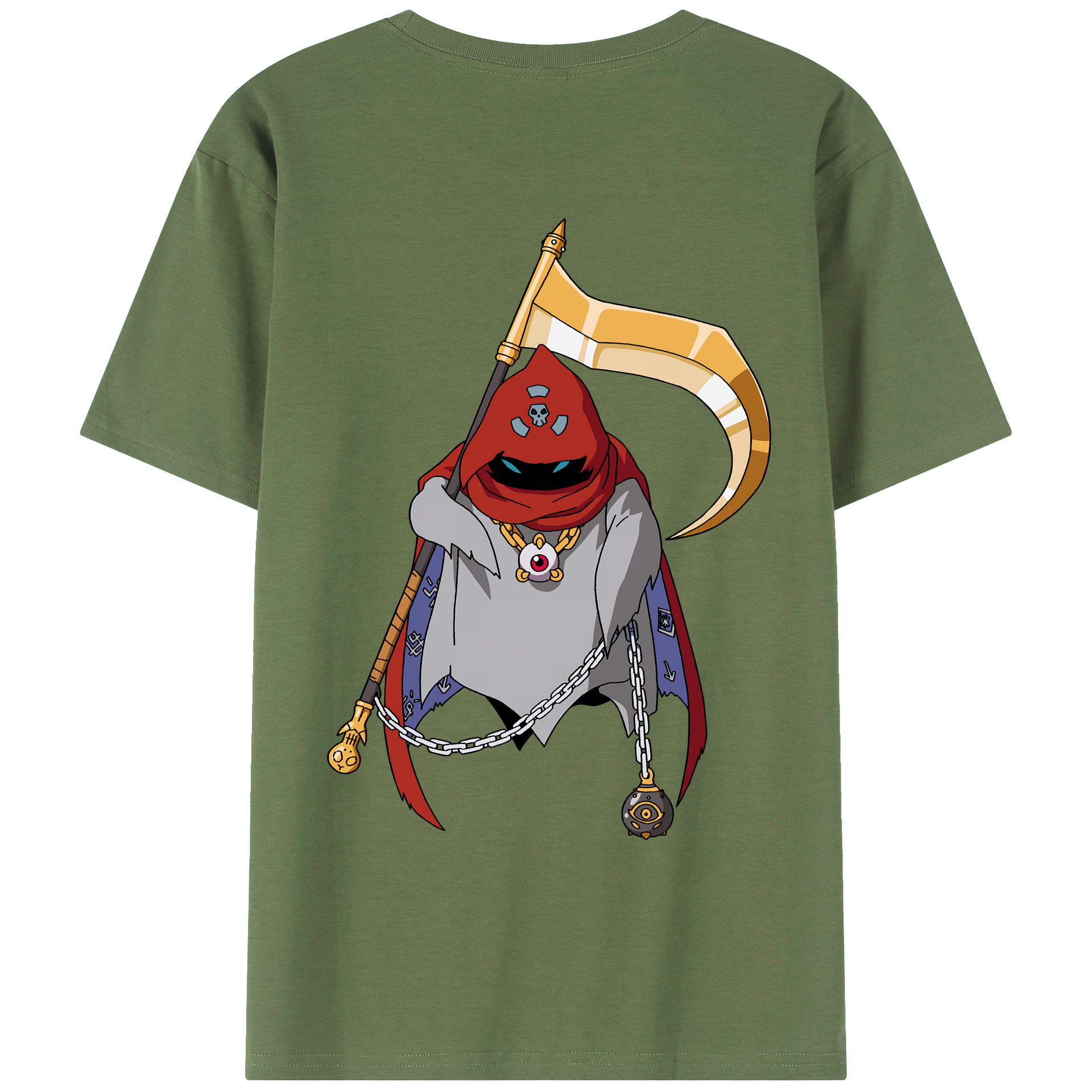 （画像用） Digimon デジタルモンスター/デジモン 綿100％ メンズ半袖Tシャツ（バックプリント） 通気性
